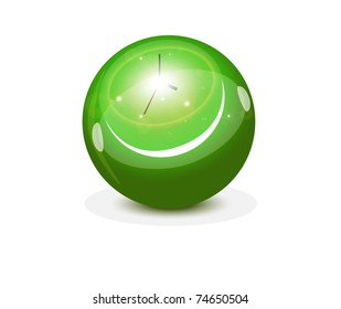 Glass sphere green, 10eps