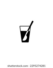 con icono de cuchara, mejor icono plano vector.
