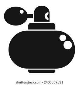 Glass sprayer icon simple vector. Atomizer wash. Paint air nozzle
