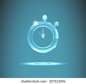 glass stopwatch icon