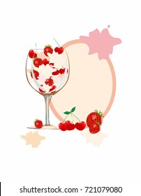 A glass of sweet love