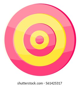 glass target infographics Template