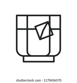 a glass of tea vector icon