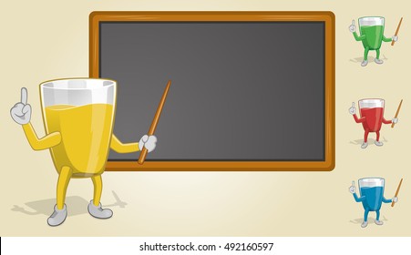 Glass Teaching With Blackboard