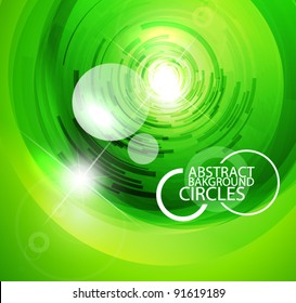 Glass techno circles