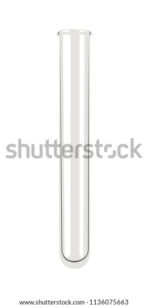 Glass Test Tube Realistic Vector Illustration Stock Vector (Royalty ...