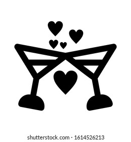 glass toast icon isolated sign symbol vector illustration - high quality black style vector icons
