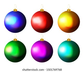 Glass toy Christmas isolated decor