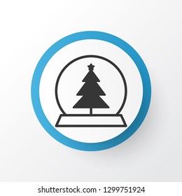 Glass toy icon symbol. Premium quality isolated magic sphere element in trendy style.