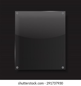 Glass Transparency Frame Vector Illustration EPS10