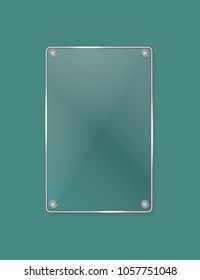 Glass transparent frame