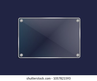 Glass transparent frame