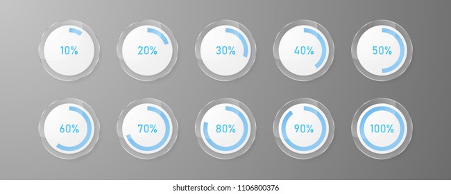 Glass transparent infographic pie chart templates. Can be used for chart, graph, data visualization, web design. Vector illustration. - Powered by Shutterstock - Get 15% off with code: PIKWIZARD15
