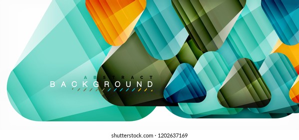 Triángulos de vidrio composición geométrica moderna, fondo abstracto, diseño vectorial