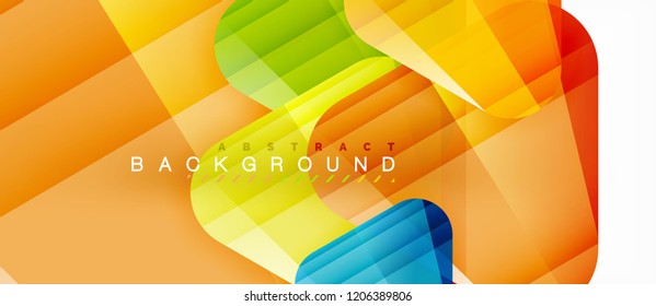 Glass triangles modern geometric composition, abstract background, vector design
