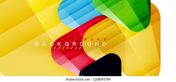 Triángulos de vidrio composición geométrica moderna, fondo abstracto, diseño vectorial