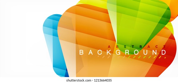 Triángulos de vidrio composición geométrica moderna, fondo abstracto, diseño vectorial