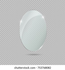 Glass Trophy Award. Vector illustration