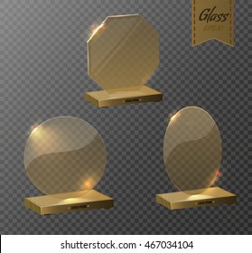 glass trophy awards