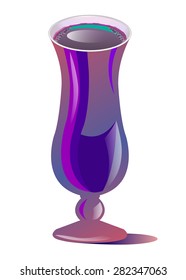 glass vector cocktail white bar beverage drink
