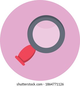 glass vector flat color icon