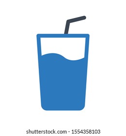 glass vector glyph colour icon
