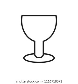 glass vector icon