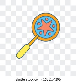 Glass vector icon isolated on transparent background, Glass logo concept
