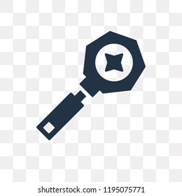 Glass vector icon isolated on transparent background, Glass transparency concept can be used web and mobile