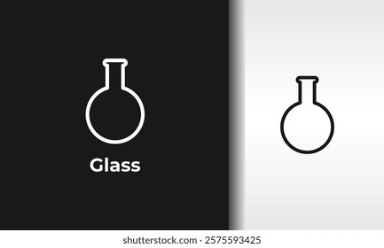 Glass Vector, Icon Or Logo Sign Isolated Symbol Illustration
