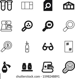 glass vector icon set such as: shipment, shine, salt, residence, friends, plant, architecture, agriculture, inspector, order, farm, spice, shaker, tube, pepper, construction, electricity, sheet