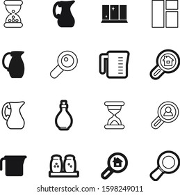 glass vector icon set such as: research, interior, loupe, pepper, powder, cleaner, marketing, blue, restaurant, organic, oil, open, inside, explore, cobalt, clear, front, team, spring, element, spice