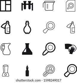 glass vector icon set such as: seek, friends, study, cloth, outdoors, conical, document, measuring, house, light, scale, medication, explore, macro, wash, marketing, icons, logo, management