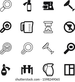 glass vector icon set such as: warning, love, tracking, button, delivery, maker, alcoholic, box, light, time, toxic, no, clinic, caution, flask, fun, open, alcohol, milk, transport, flow, technology