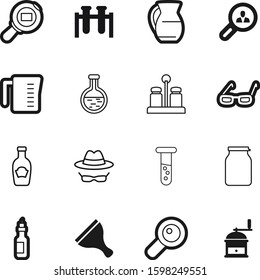 glass vector icon set such as: marketing, window, eyeglasses, vegetarian, agent, color, package, ceramic, salt, logistic, work, mayonnaise, zoom, ketchup, glyph, brown, man, mustard, kitchenware