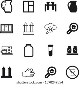 glass vector icon set such as: corrosion, health, espresso, marketing, healthy, maker, canning, mobile, cleaner, fresh, coffee, machine, shine, grinder, construction, windows, homemade, architecture