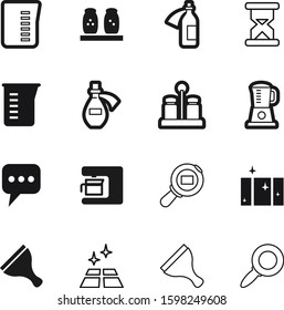 glass vector icon set such as: shipment, pictogram, chatting, shape, windows, hourglass, shine, hot, coffee, delivery, hour, cartoon, speech, mixer, espresso, beverage, blank, blender, simple, sand