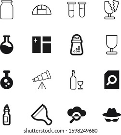 glass vector icon set such as: worker, hacker, scope, inspector, colorful, closeup, hand, wineglass, collection, discovery, bar, housekeeping, hothouse, sunglasses, clinic, file, empty, transparent