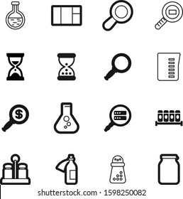 glass vector icon set such as: water, consumer, exterior, wait, vintage, open, can, service, simple, button, spices, ingredients, halloween, researcher, label, cargo, flow, text, potion, canning