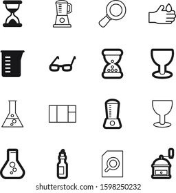 glass vector icon set such as: document, risk, transparent, dangerous, architectural, construction, pot, fluid, fat, card, grain, architecture, tool, coffee, window, glassware, objects, text