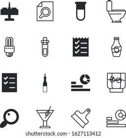 glass vector icon set such as: dinner, seek, exploration, fluorescent, view, lime, colorl, lunch, diagnosis, ingredient, lightbulb, sweet, cooking, experiment, simple, packaging, cafe, healthcare