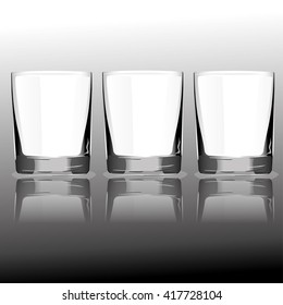 glass vector illustration
