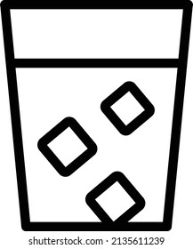 glass Vector illustration on a transparent background. Premium quality symbols. Stroke vector icon for concept and graphic design.