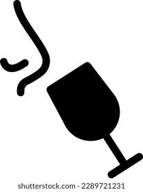 glass Vector illustration on a transparent background. Premium quality symmbols. Glyphs vector icons for concept and graphic design.