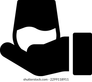 glass Vector illustration on a transparent background. Premium quality symmbols. Glyphs vector icons for concept and graphic design. 
