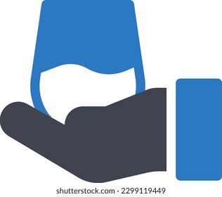 glass Vector illustration on a transparent background. Premium quality symmbols. Glyphs vector icons for concept and graphic design. 

