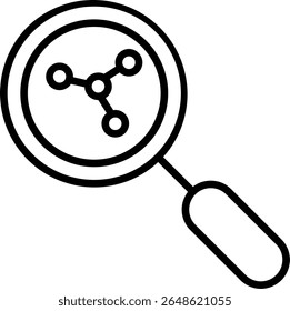 Glass Vector Line Icon Design