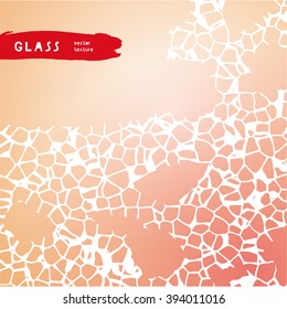 Glass vector texture. Abstract geometrical background.