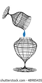 Glass with water