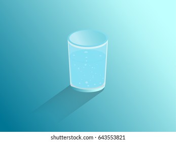 glass and water